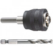 Адаптер для коронок Ezychange 9, 5мм с направляющим сверлом,  MAKITA,  ( B-11536 ) Адаптер для коронок Ezychange 9, 5мм с направляющим сверлом,  MAKITA,  ( B-11536 )