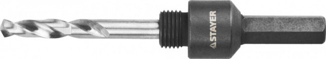 Державка STAYER "PROFESSIONAL" с шестигранным хвостовиком для коронок 13-30, резьба 1/2,  ( 29549 ) Державка STAYER "PROFESSIONAL" с шестигранным хвостовиком для коронок 13-30, резьба 1/2,  ( 29549 )