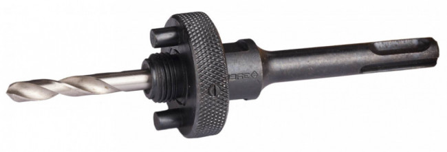 Державка для биметаллических коронок, быстросъемная, пружинный фиксатор, хвостовик SDS+, d 32-152мм, ЗУБР, ( 29536_z01 ) Державка для биметаллических коронок, быстросъемная, пружинный фиксатор, хвостовик SDS+, d 32-152мм, ЗУБР, ( 29536_z01 )