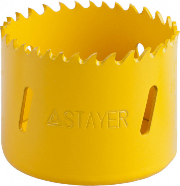 Коронка биметаллическая STAYER PROFESSIONAL по металлу, диаметр 57 мм ( 29547-057 )