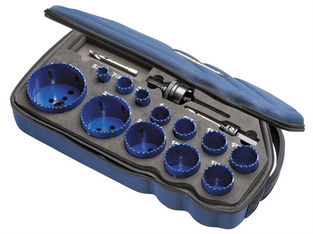 Набор биметаллических коронок IRWIN 1200G SE, диаметр 16, 19, 22, 25, 29, 32, 35, 38, 44, 51, 65,76 мм, 2 адаптера и 3 центр. сверла  ( 10506445 ) Набор биметаллических коронок IRWIN 1200G SE, диаметр 16, 19, 22, 25, 29, 32, 35, 38, 44, 51, 65,76 мм, 2 адаптера и 3 центр. сверла  ( 10506445 )